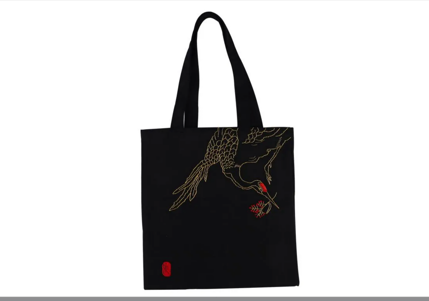 Vancouver based company and living, red and black tote bag. bag, canvas, sustainable, reusable, ecofriendly material, canvas tote bag, durable tote bag, aesthetic tote bag, aesthetic bag, modern, minimalistic designs, aesthetic style, stylish, fashionable bag, white tote bag, book bag, book tote bag, words, text tote bag, small tote bag, cute tote bag, black tote bag, embroidery tote bag, embroidered tote bag, embroidery, embroidered bag, quality tote bag, durable tote bag, canvas tote